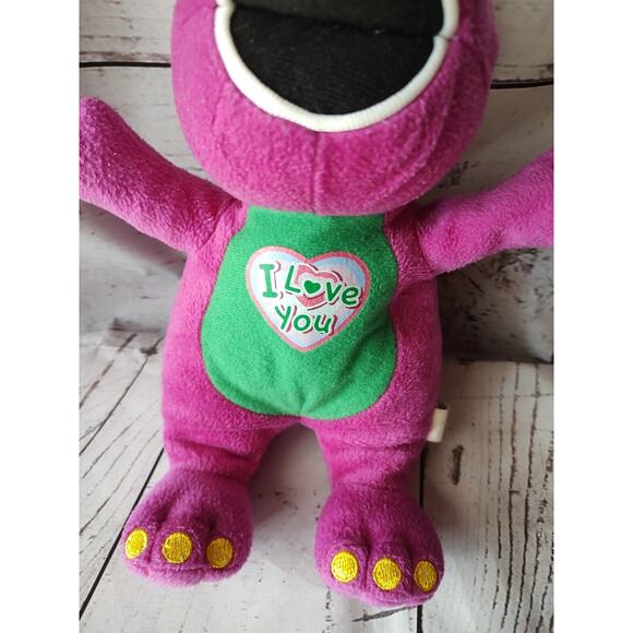 Barney The Dinosaur Plush Toy stuffed animal 9" Does Not Work - Picture 2 of 5